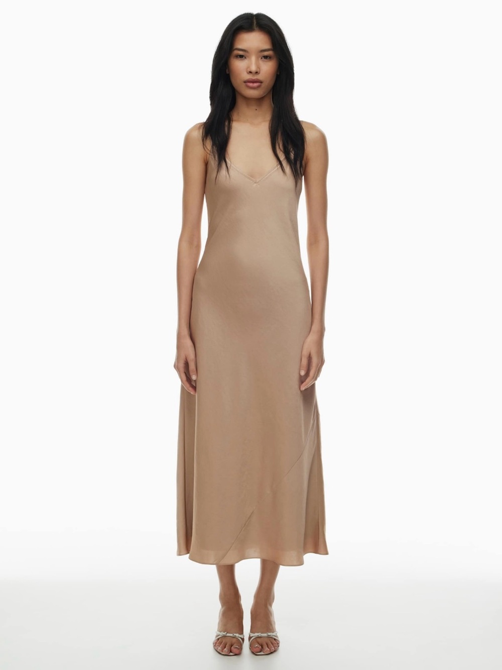 Aritzia - Wilfred Only Slip Satin Maxi Dress